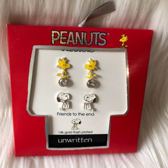 Peanuts Jewelry - Peanuts Snoopy Woodstock Earrings Set